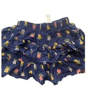 Carter's baby Floral cotton Skort 12M ruffle and floral print 🌸 tiered ruffles